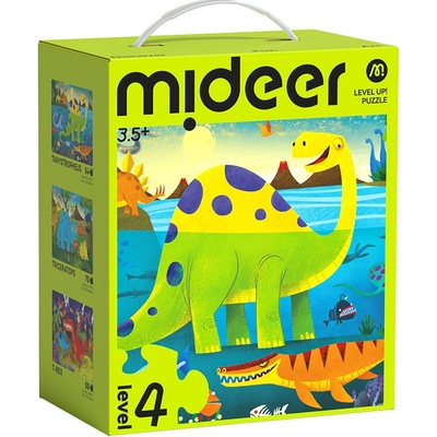Mideer LEVEL UP! 04 Dinosauři 3v1 54 70 s 88 dílků