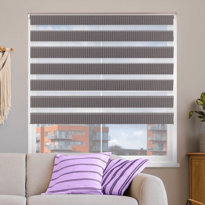 FOA Roleta Deň a noc, STANDARD Antracit, A 028, 30 x 150 cm