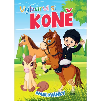 Teddies Omalovánky Vybarvi si koně 21 x 29 cm