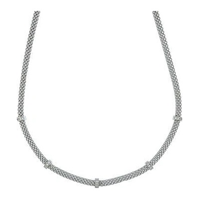 Infinity Silver Stříbrný náhrdelník tulipano s ozdobami 2021V01242