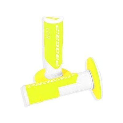 PROGRIP 801 off-road gripy dvouvrstvé Fluo bílo/žlutá