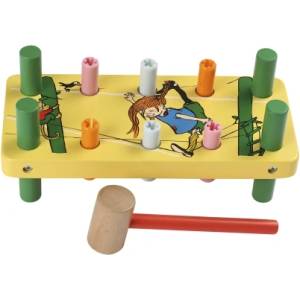 Micki Дървена играчка с чукче Пипи