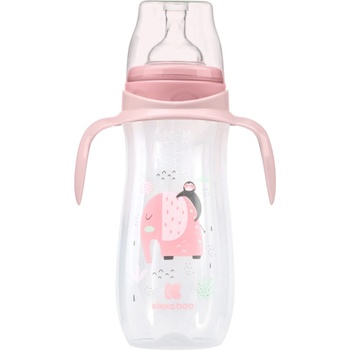 KikkaBoo Бебешко шише Kikkaboo - Jingle Jungle, PP, 400 ml, Pink (31302020134)