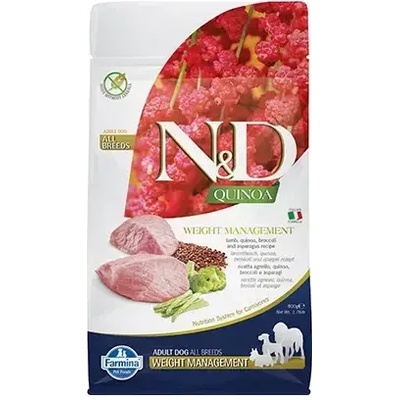 N&d dog quinoa weight lamb с агнешко и броколи (pnd0080030)