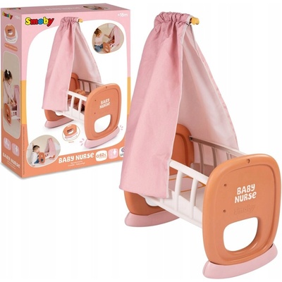 Smoby Baby Nurse Kolíska S Baldachýnom