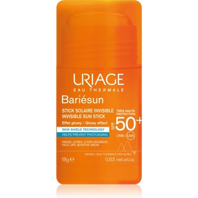 Uriage Bariésun Invisible Sun Stick защитен стик за чувствителни места SPF 50+ 18 гр