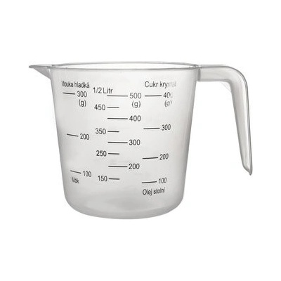 Orion Plastová odměrka s potiskem, 0,5 l