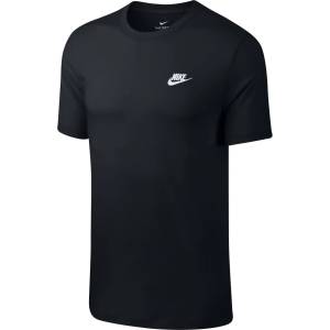 Nike Мъжка тениска Nike Sportswear Club T-Shirt - Black / White - размер M (216-3873-0213)