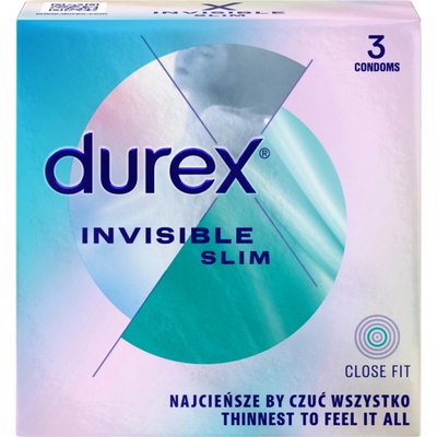 Durex Invisible Slim 3 ks