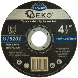 VERKE Диск за рязане на метал 115x1, 2x22 мм 02097 (V44101)