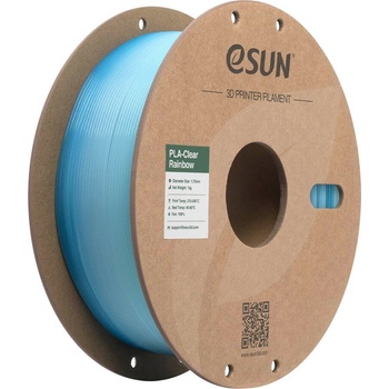 eSUN PLA-Clear Rainbow Translucent Blue White - 1, 75 mm / 1000 g (PLA-CLRB175T-UW1P1)