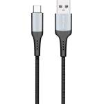 DeTech Кабел за данни DeTech DE-43C3, Type-C, 3.0m, Черен - 40264
