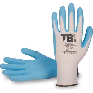 CERVA Tb 700cool / Нитрилни ръкавици - бели/сини 8 (0108020499080)