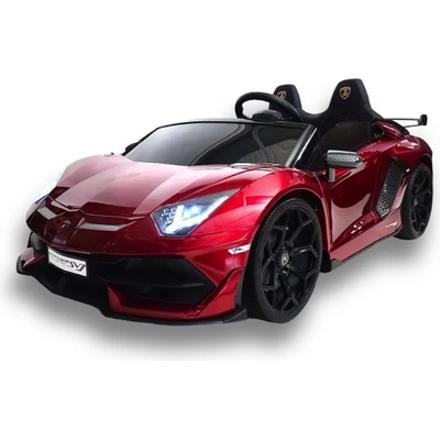 ROLLZONE Lamborghini Aventador 24V- Детска акумулаторна кола, Червена, EVA гуми (SX2028-red)