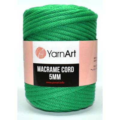 Macrame Cord 5 mm barva 759 zelená