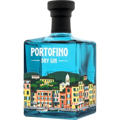 Portofino Dry Gin 43% 0,5 l (čistá fľaša)