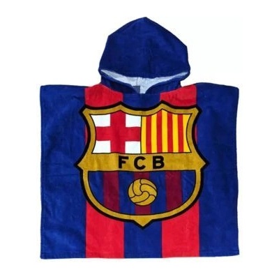 PHI FC Barcelona: Бебешка кърпа тип пончо - 60 x 120 cm