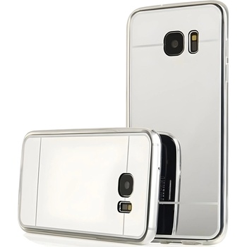 Samsung Лъскав огледален калъф за Samsung Galaxy S7 - Сребърен KP19666