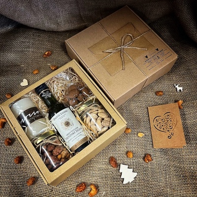 Nutworld Párty box se svíčkou průhledná krabice Pálava 2021 výběr z hroznů polosladké Znovín 0187 l – Zboží Dáma