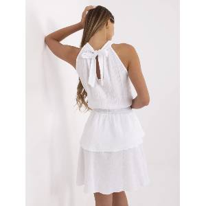 Italy Moda Дамска ежедневна рокля модел 92166.71P Italy Moda цвят бял