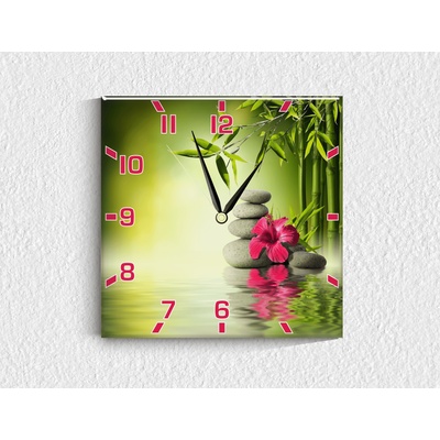 Стъклен стенен часовник 007