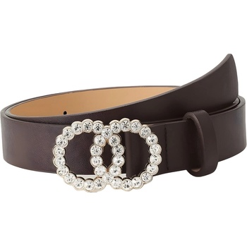 HARAHU Колан Zircon Circles - Тъмно кафяв KP12579 (12579)