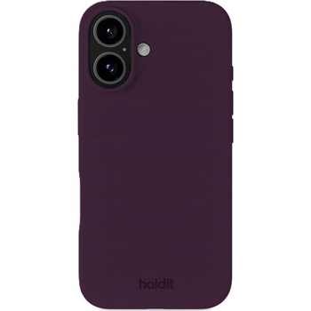 Holdit Калъф Holdit - Silicone, iPhone 16, Deep Plum (7330985169953)
