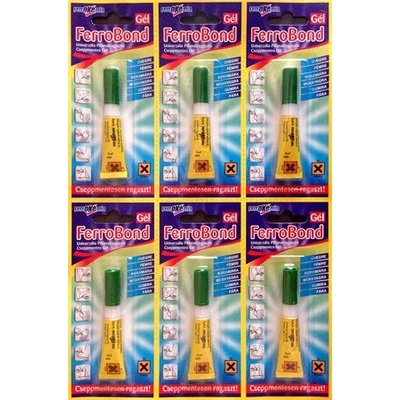 FERROBOND Sekundové lepidlo, gél, 3 g,