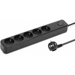 MONTIS Power Strip Surge Protector Black 5-Outlet 3m MT187-BK-3