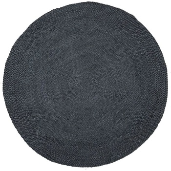 Image 1 of My Soul Depot Кръгъл килим от юта в черно ø150 (zp905nl150)