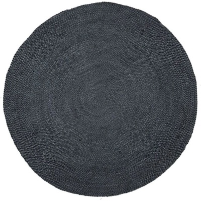 My Soul Depot Кръгъл килим от юта в черно ø150 (zp905nl150)