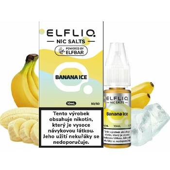 Elf Bar Elfliq Salt Banana Ice 3 x 10 ml 10 mg