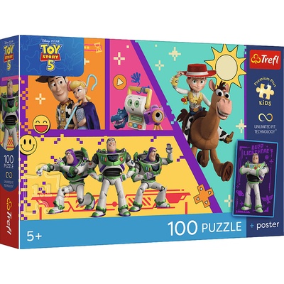 Trefl Toy Story 5. Hračky v akcii Premium Plus Kids 100 dielov
