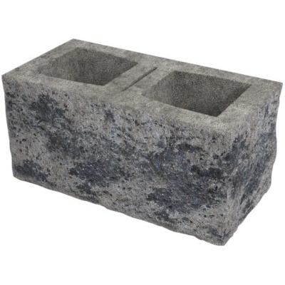 DITON Okrasná tvárnice trojstranná D1 400x195x190 mm černo-bílá
