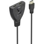 Hama HDMI превключвател HAMA, 4K 60Hz, 2x1 - HAMA-205323 (HAMA-205323)