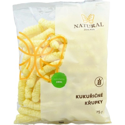 Natural Jihlava Křupky kukuřičné bez lepku Natural 75 g