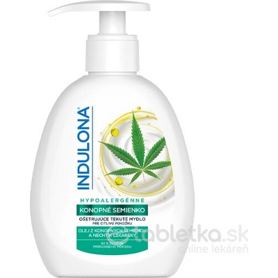 Indulona Konopné semienko Ošetrujúce tekuté mydlo pre citlivú pokožku 250 ml
