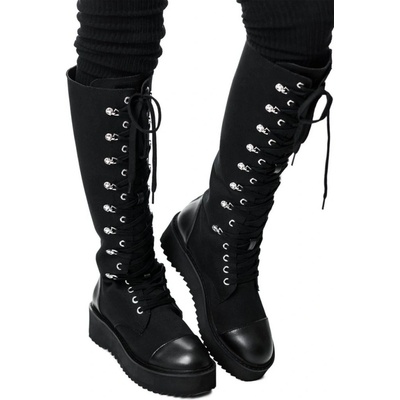 Killstar topánky s klinom Despair Combat