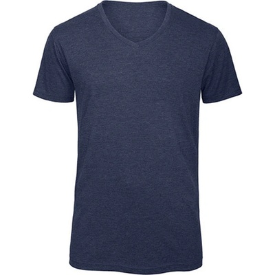 B&C pánské tričko TM057 Heather Navy