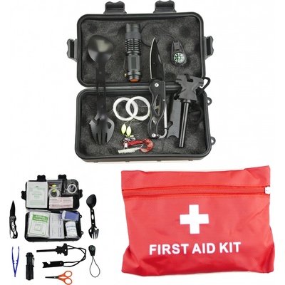 CHZ Survival box na přežití AID KIT KPZ 27v1 EDC – Zboží Dáma