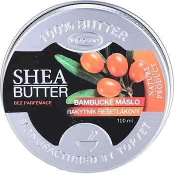 Green idea Shea Butter bambucké maslo s rakytníkom bez parfumácie 100 ml