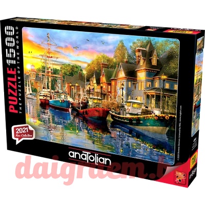 Anatolian Пъзел anatolian 4564 - 1500 части - Светлините на пристанището (p4564)