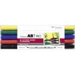 Tombow Marker алкохол ABT PRO Dual Brush 5P-1 Basic (5) (ABTP-5P-1)