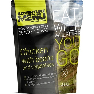 Adventure menu kuracie mäso na záhradný spôsob s fazuľou 400 g