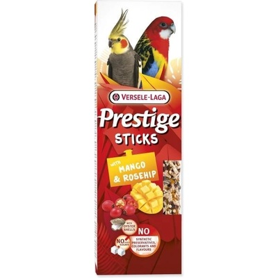 Versele-Laga Пръчици Versele-Laga Prestige голям папагал с манго и шипка 140g 2бр