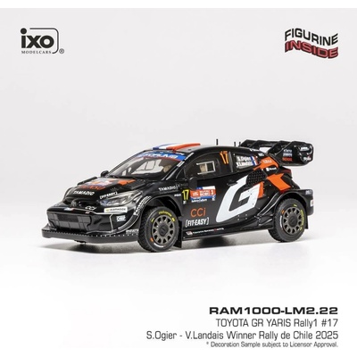 IXO Toyota GR Yaris Rally1 Rally Chile 2025 17 Ogier Landais 1:43