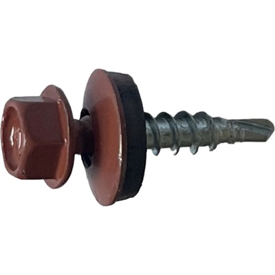 Vrut farmářský samovrtný s podložkou 4,8x20 hnědý 8017 - 250ks – Zbozi.Blesk.cz