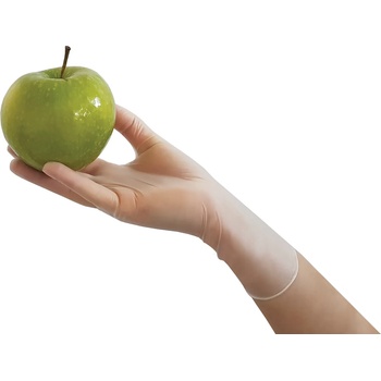 Image 1 of Zarys easyCARE Vinyl Gloves Powder-Free Transparent 100 pack XL