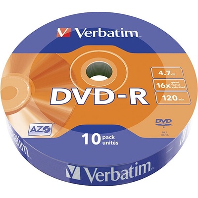 Verbatim DVD-R 4.7GB 16x, cake box, 50ks (43729)