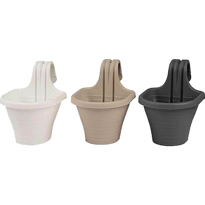 САКСИЯ СТЕННА 36.5x20x26см БЯЛА/БЕЖ/ЧЕРНА